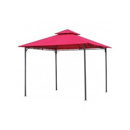 International Caravan Square Vented Canopy Gazebo, Cranberry YF-3136B-CB